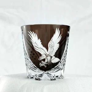 Velmira eagle crest crystal glass premium barware